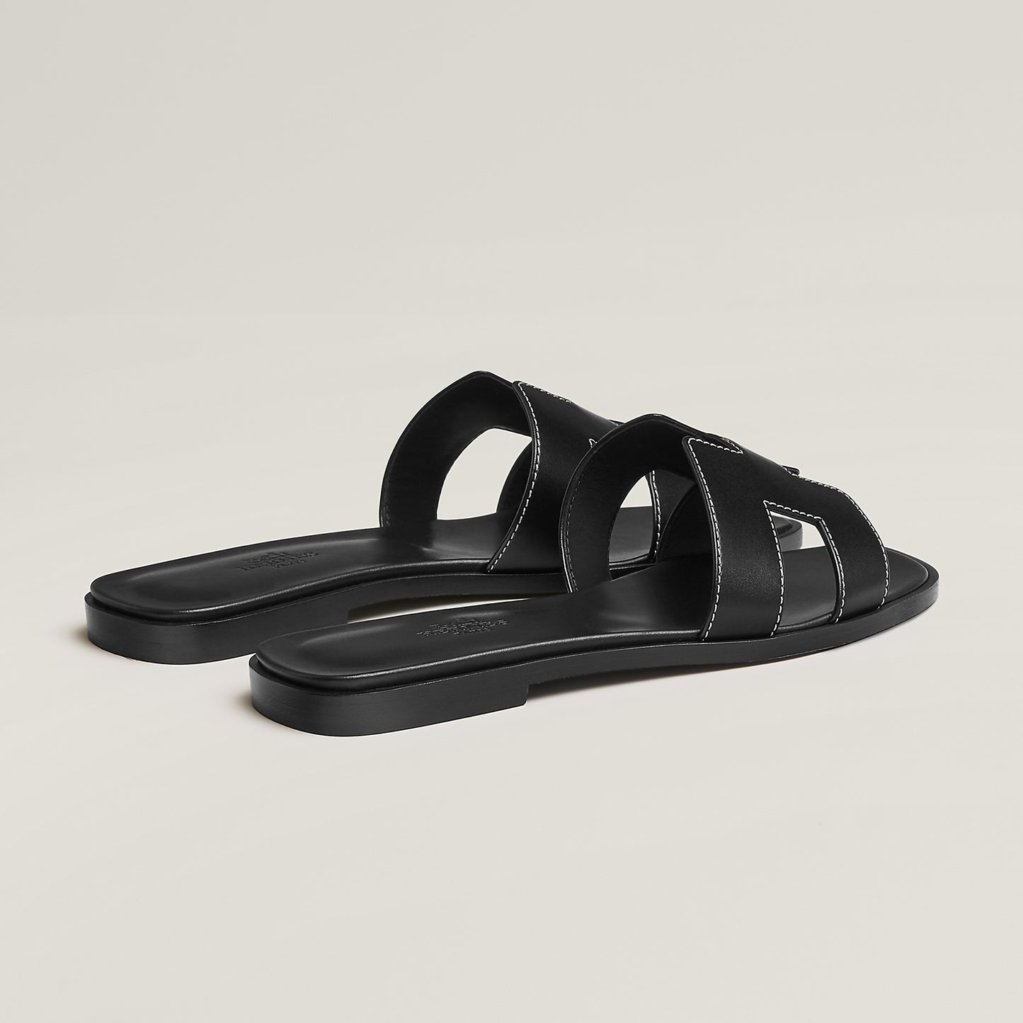 Hermès Oran Sandal in Box Calfskin Leather
