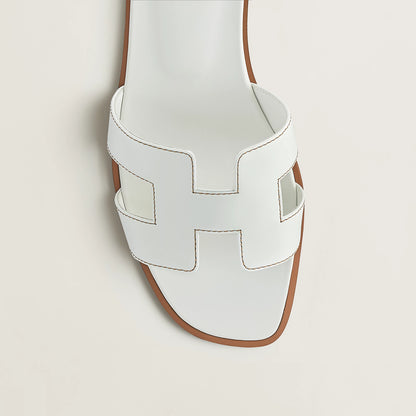Hermès Oran Sandal in Box Calfskin Leather