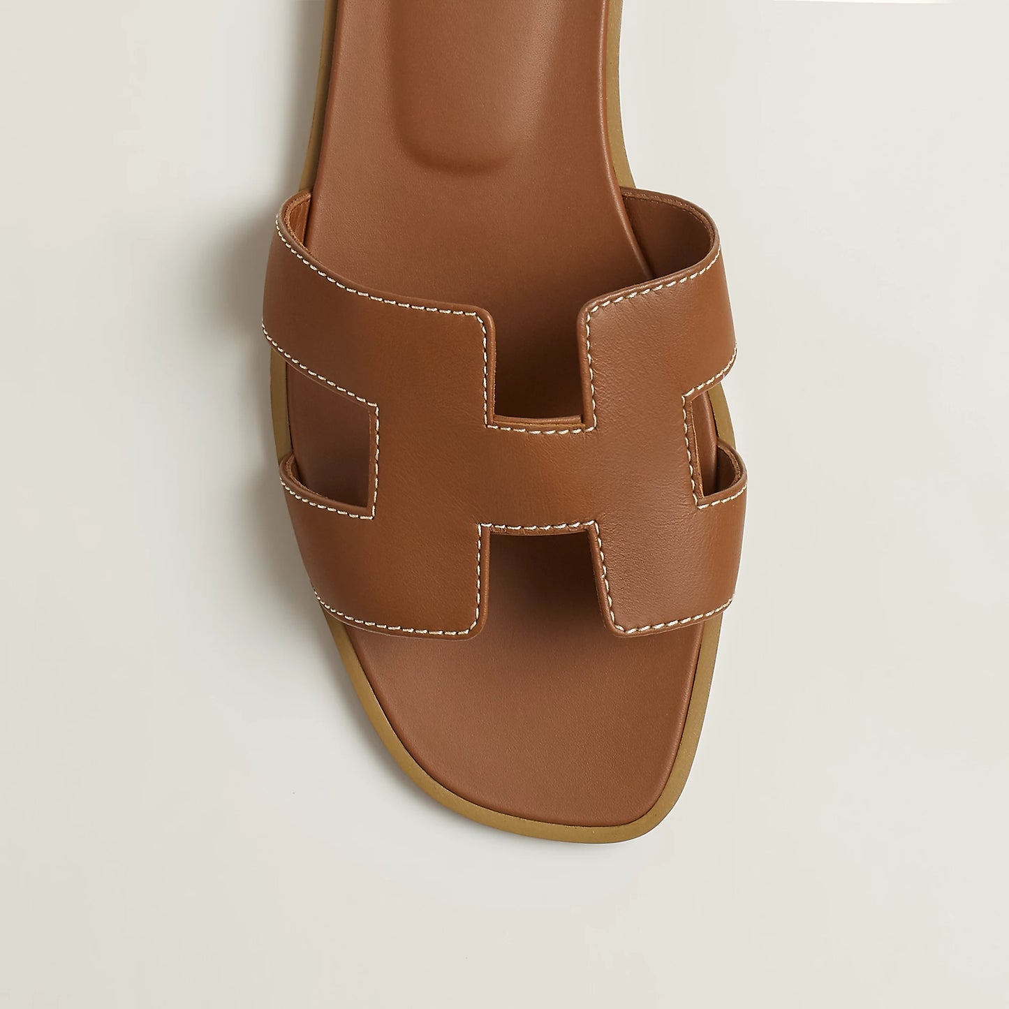 Hermès Oran Sandal in Box Calfskin Leather