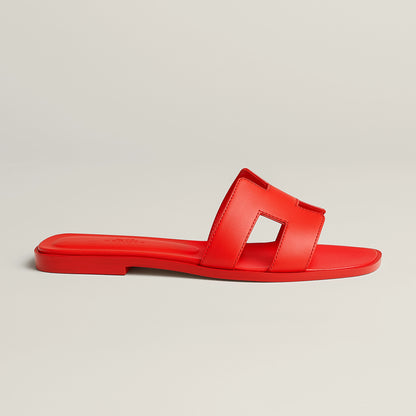 Hermès Oran Sandal in Box Calfskin Leather