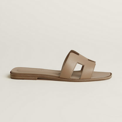 Hermès Oran Sandal in Box Calfskin Leather
