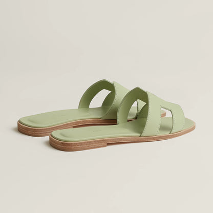 Hermès Oran Sandal in Box Calfskin Leather