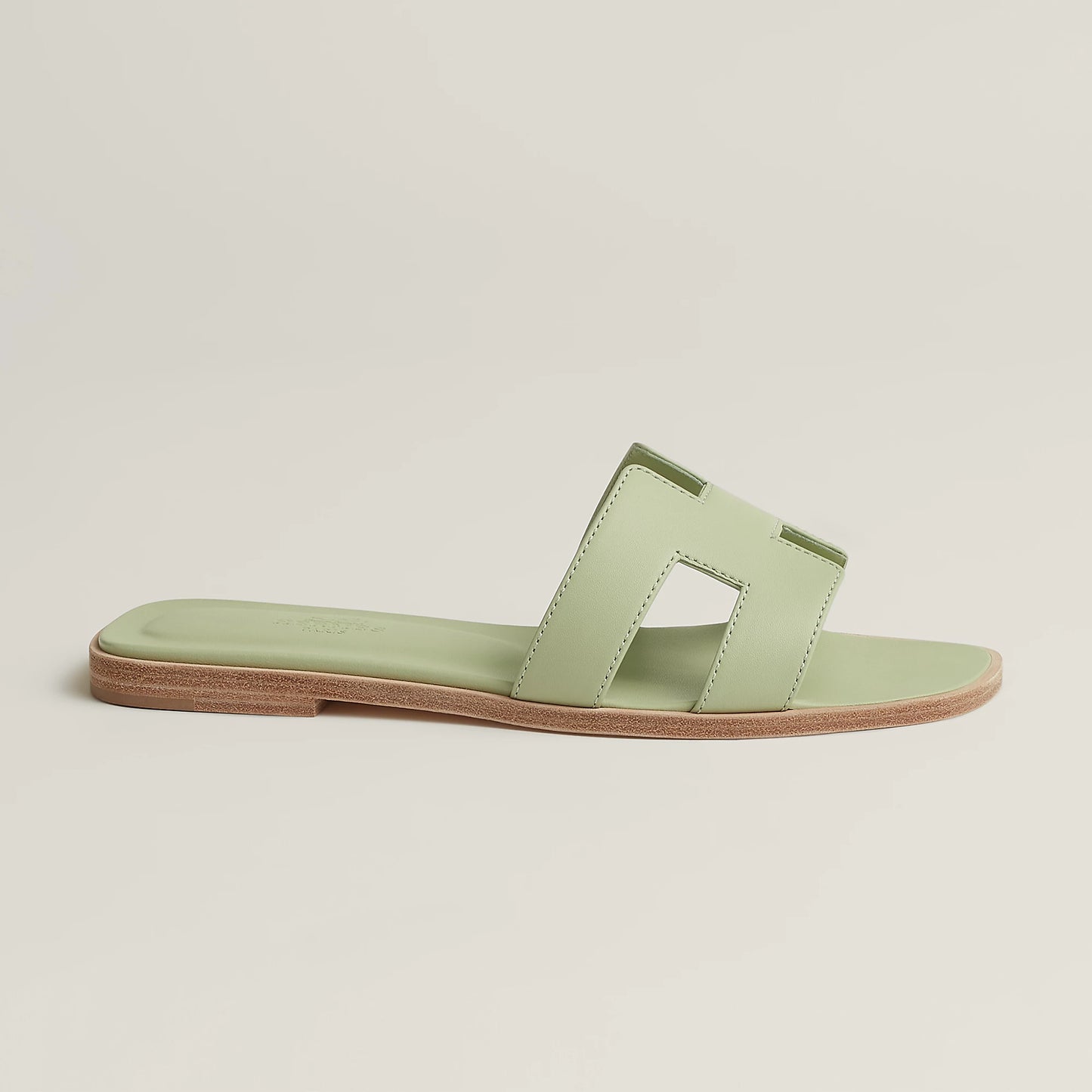 Hermès Oran Sandal in Box Calfskin Leather