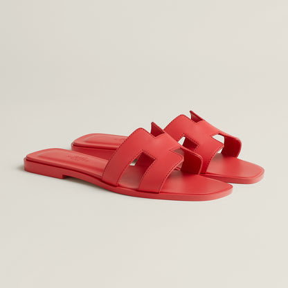 Hermès Oran Sandal in Box Calfskin Leather