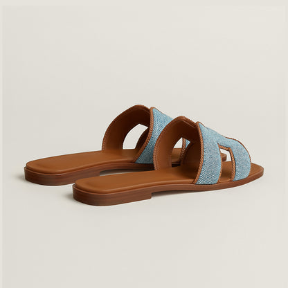 Hermès Oran Sandal in Box Calfskin Leather