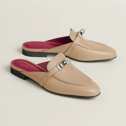 Hermès Oz Goatskin Kelly Buckle Mule
