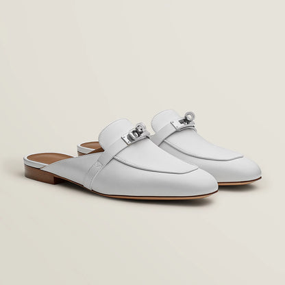 Hermès Oz Goatskin Kelly Buckle Mule
