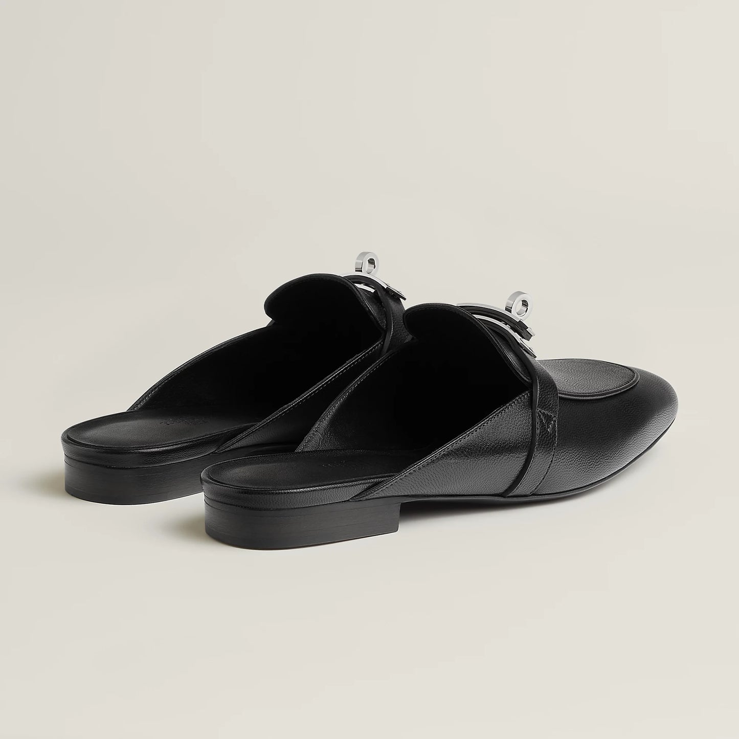 Hermès Oz Goatskin Kelly Buckle Mule