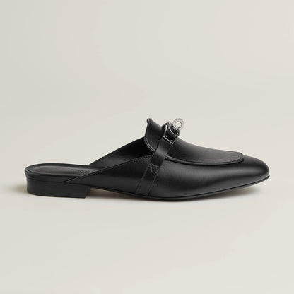 Hermès Oz Goatskin Kelly Buckle Mule