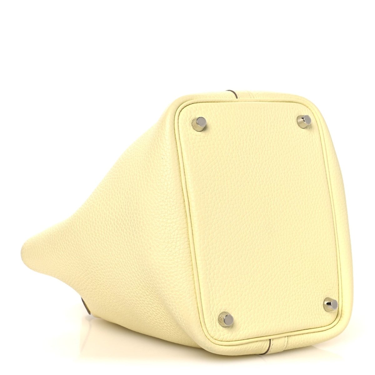 Picotin Lock 18 PM Handbag Two-Tone Calfskin Leather Jaune Milton Vert Vertigo - NEESTRA