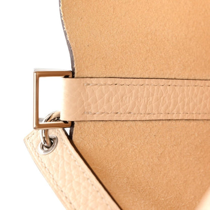Picotin Lock 18 PM Taurillon Clemence Leather Handbag Nata - NEESTRA