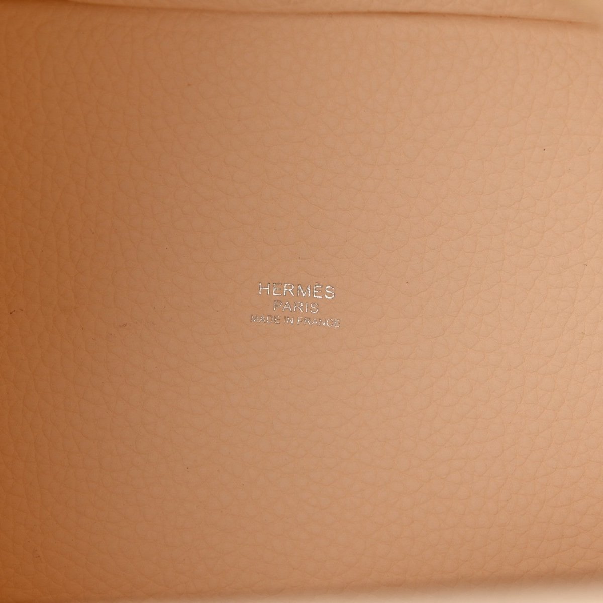 Picotin Lock 18 PM Taurillon Clemence Leather Handbag Nata - NEESTRA