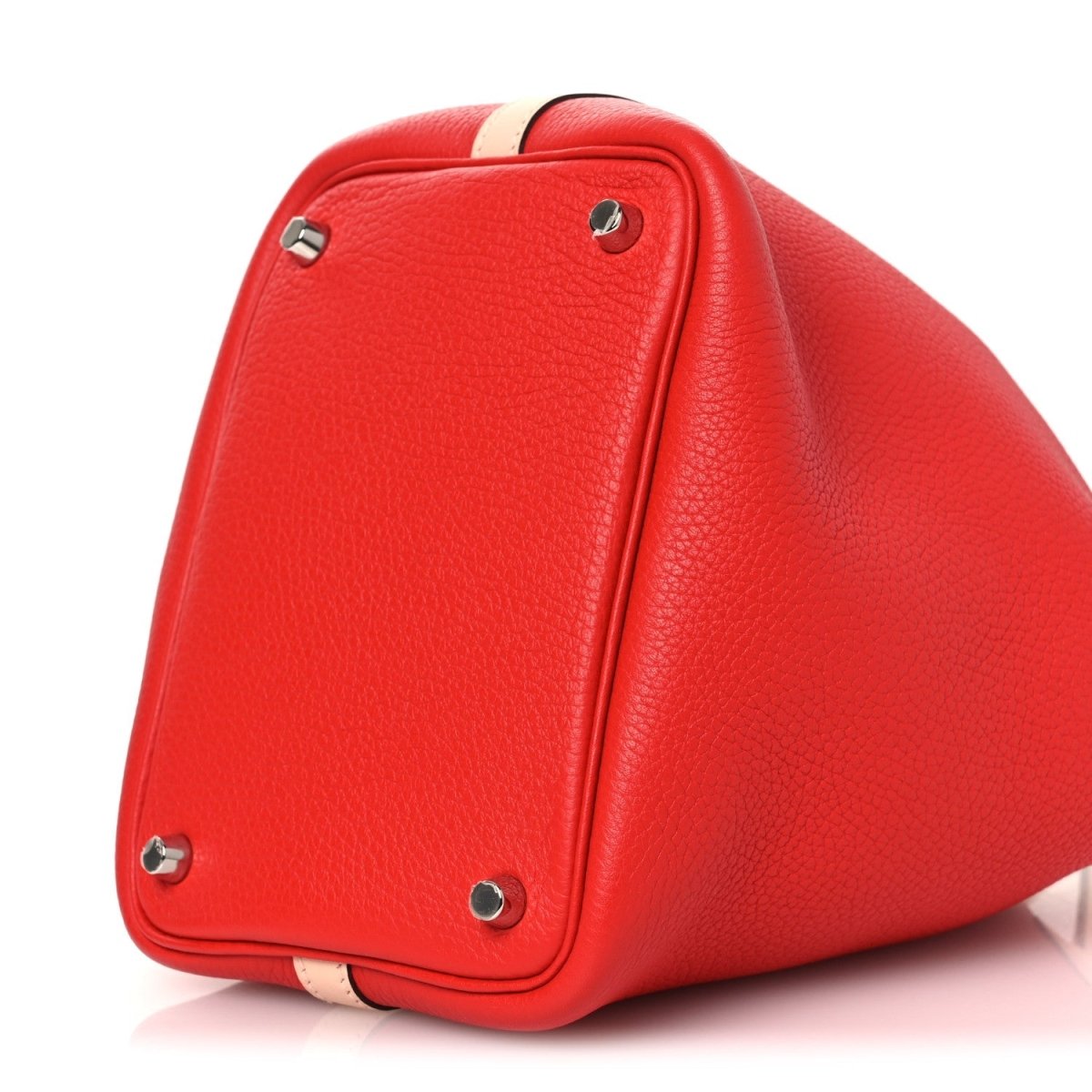 Picotin Lock 18 PM Tote Bag Rouge Tomate Rose Eglantine - NEESTRA