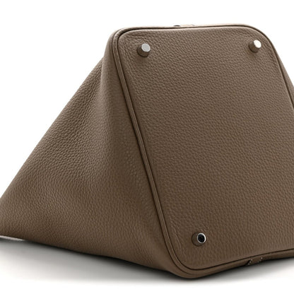 Picotin Lock 22 MM Bucket Bag Clemence Calfskin Etoupe - NEESTRA
