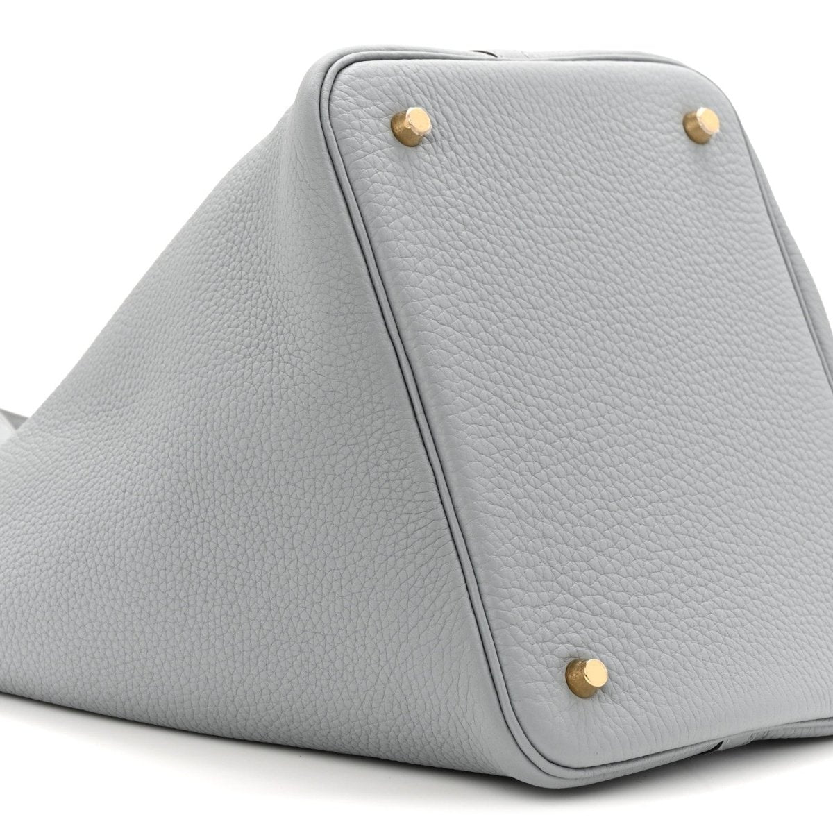 Picotin Lock 22 MM Tote Bag Clemence Calfskin Leather Gris Pantin - NEESTRA