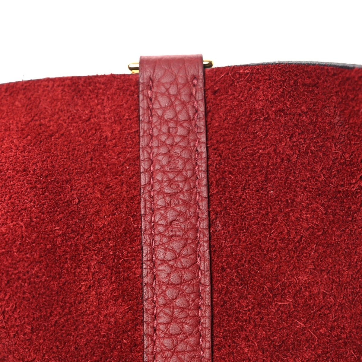 Picotin Lock 22 MM Tote Clemence Leather Rouge H - NEESTRA