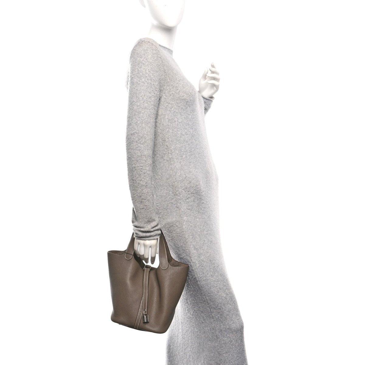 Taurillon Clemence Picotin Lock 22 MM Etoupe - NEESTRA