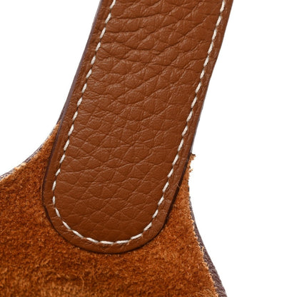 Taurillon Clemence Picotin Lock 22 MM Leather Bucket Bag Gold - NEESTRA