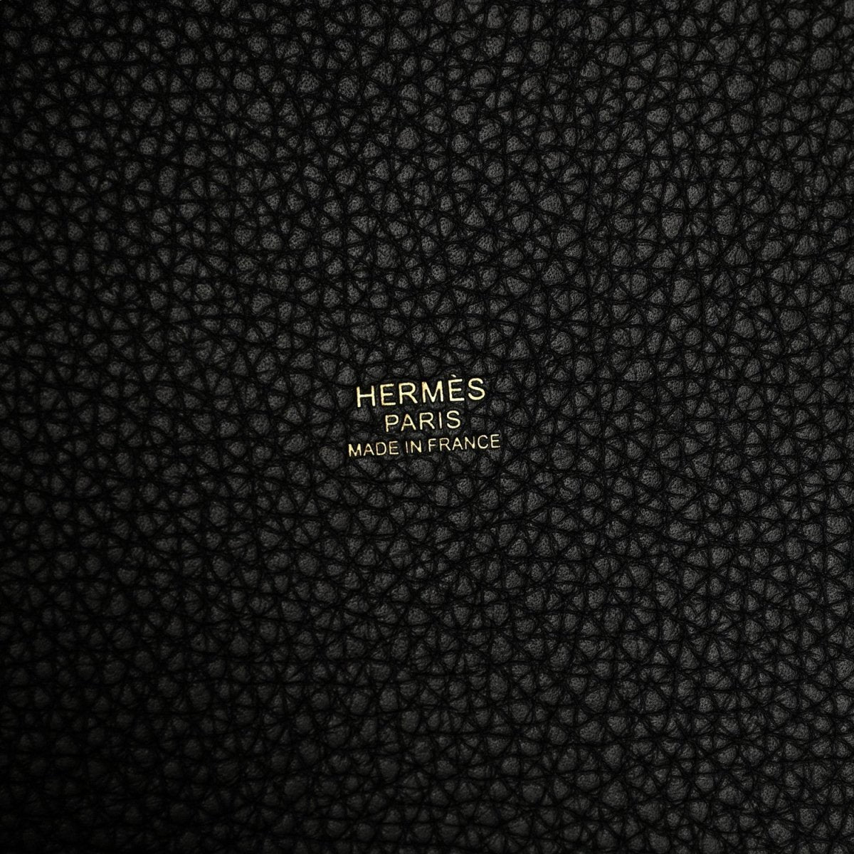 Taurillon Clemence Picotin Lock 22 MM Tote Black - NEESTRA