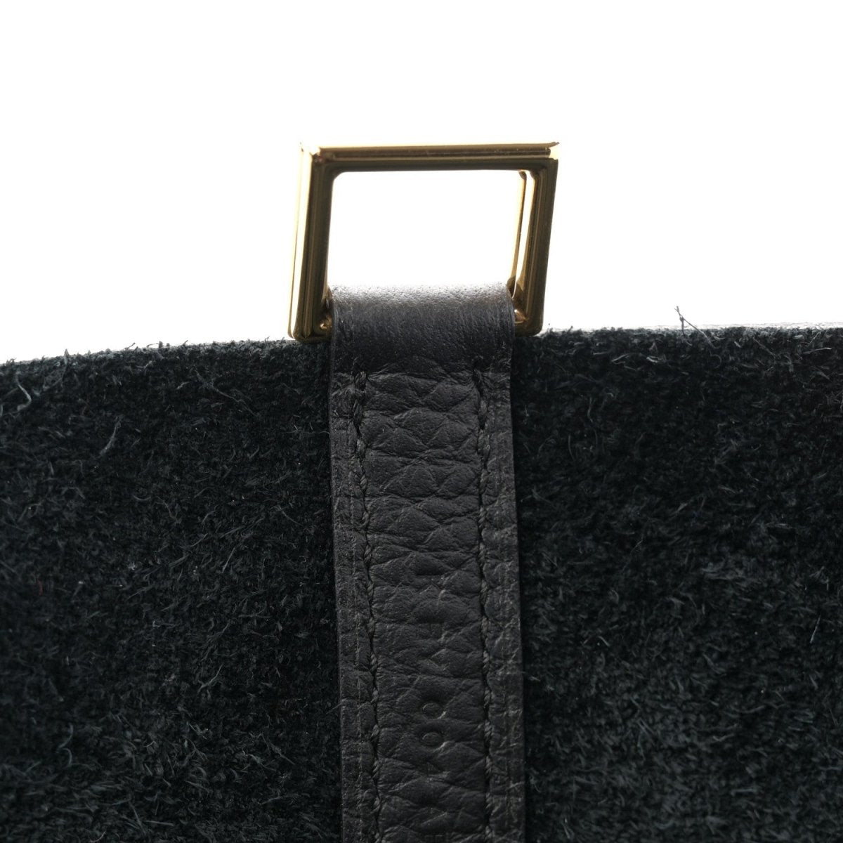 Taurillon Clemence Picotin Lock 22 MM Tote Black - NEESTRA
