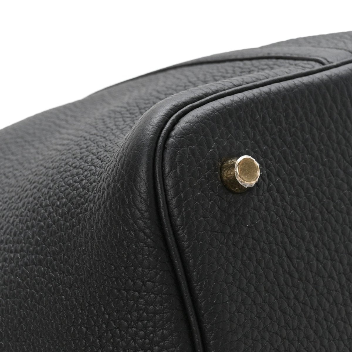 Taurillon Clemence Picotin Lock 22 MM Tote Black - NEESTRA