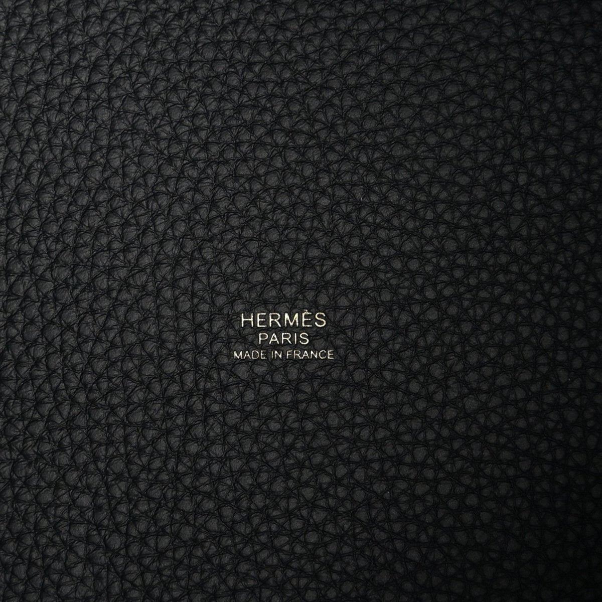 Taurillon Clemence Picotin Lock 22 MM Tote Black - NEESTRA