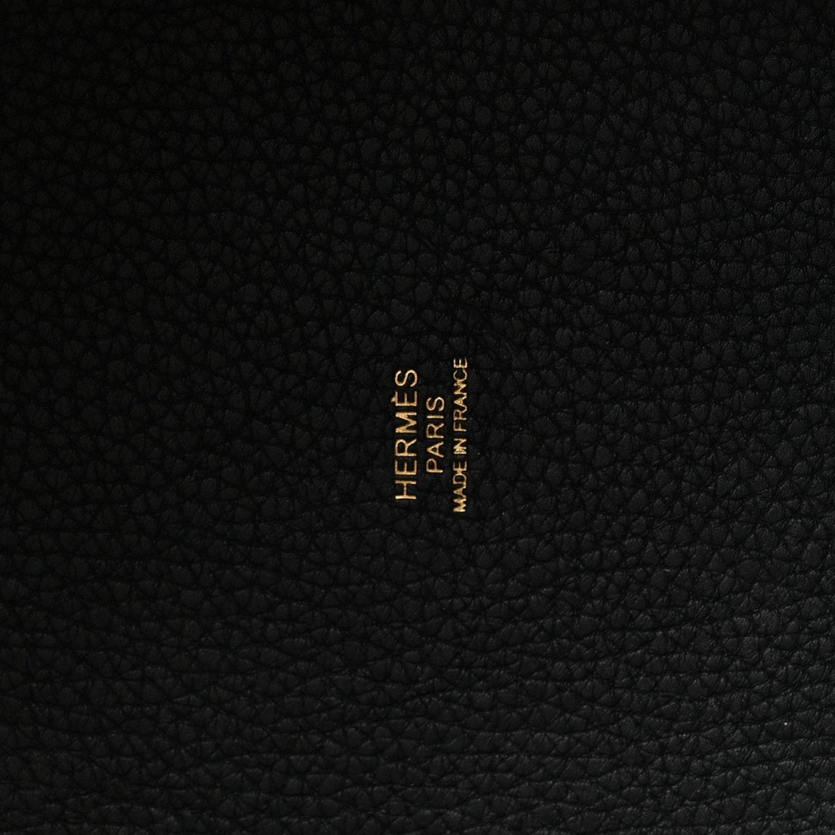 Taurillon Clemence Picotin Lock 22 MM Tote Black - NEESTRA