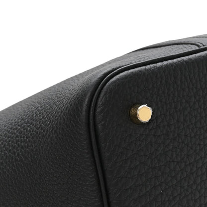 Taurillon Clemence Picotin Lock 22 MM Tote Black - NEESTRA