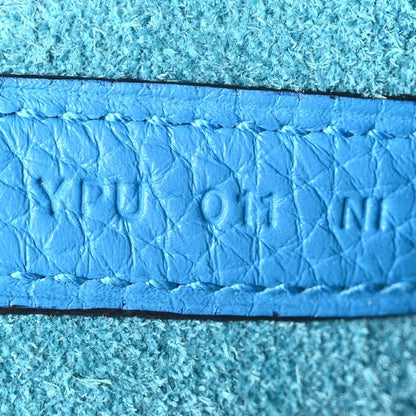 Taurillon Clemence Picotin Lock 22 MM Tote Bleu Frida - NEESTRA