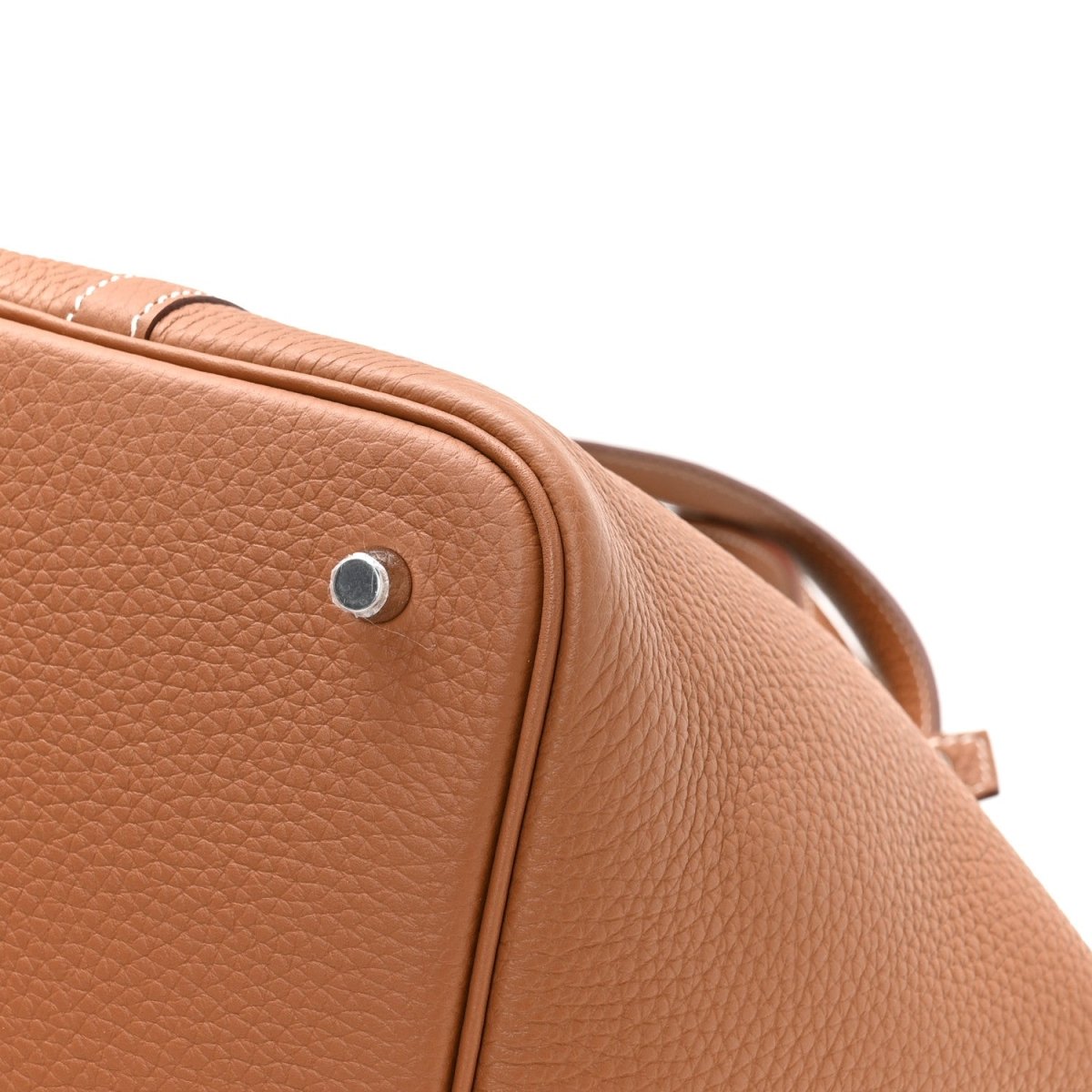Taurillon Clemence Picotin Lock 22 MM Tote Gold - NEESTRA
