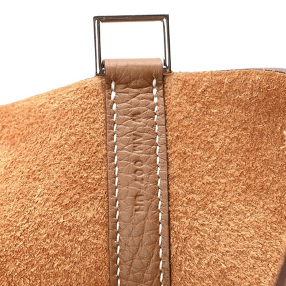 Taurillon Clemence Picotin Lock 22 MM Tote Gold - NEESTRA