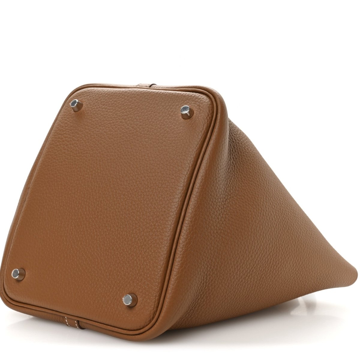 Taurillon Clemence Picotin Lock 22 MM Tote Gold - NEESTRA