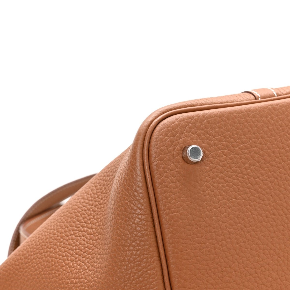 Taurillon Clemence Picotin Lock 22 MM Tote Gold - NEESTRA