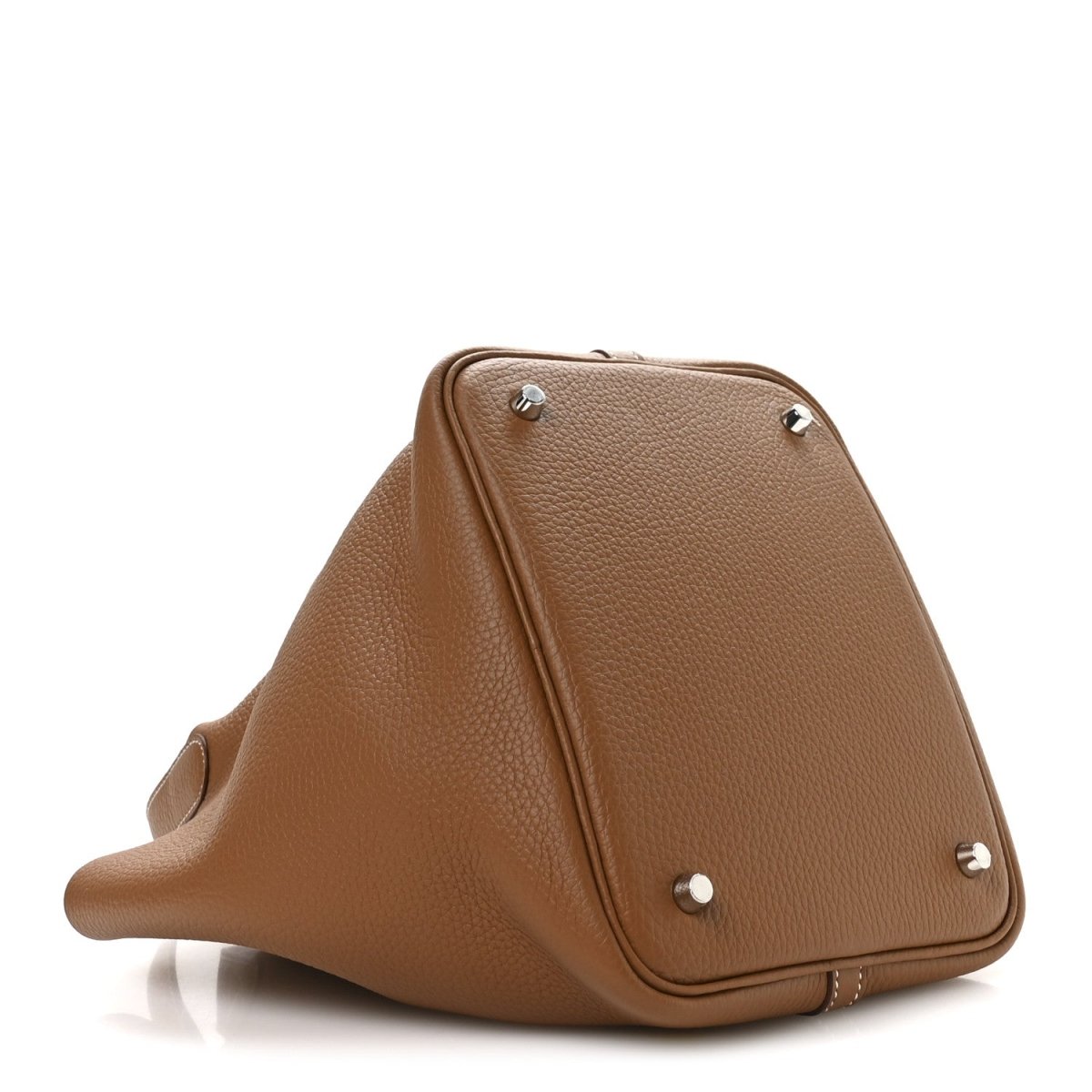 Taurillon Clemence Picotin Lock 22 MM Tote Gold - NEESTRA