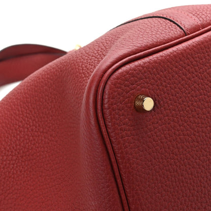 Taurillon Clemence Picotin Lock 22 MM Tote Rouge H - NEESTRA
