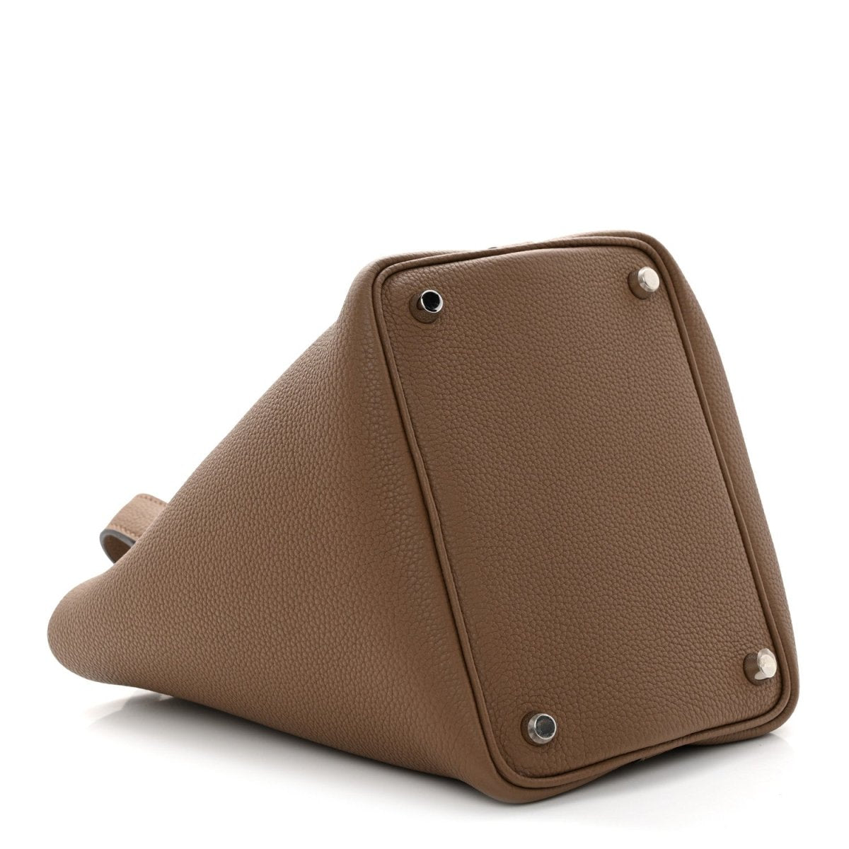 Taurillon Maurice Picotin Lock 18 PM Bucket Bag Beige - NEESTRA